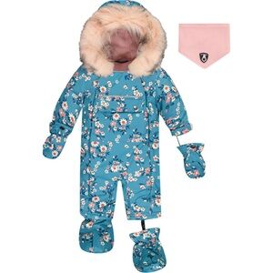 Deux par deux snowsuit with mittens and booties